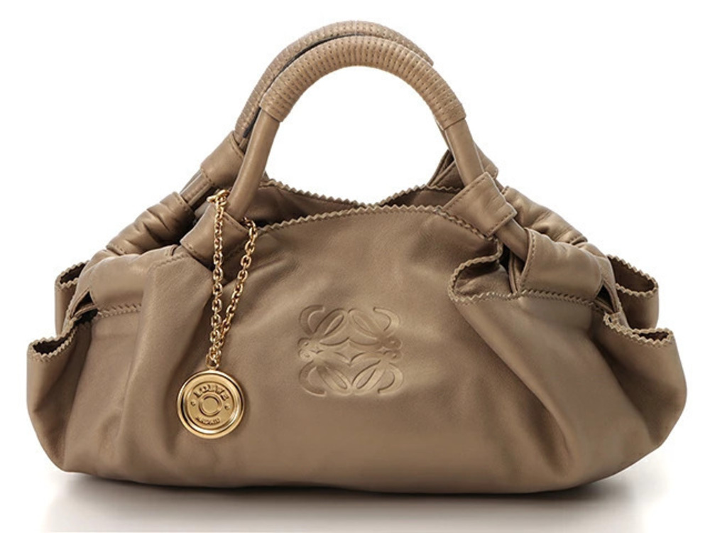 Loewe handbag Nappa Aire leather gold